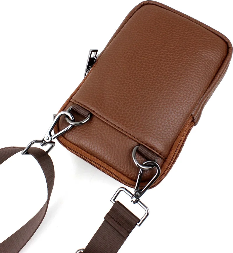 ديرسي كلوب Men's Brown Shoulder Strap Men's Shoulder Bag