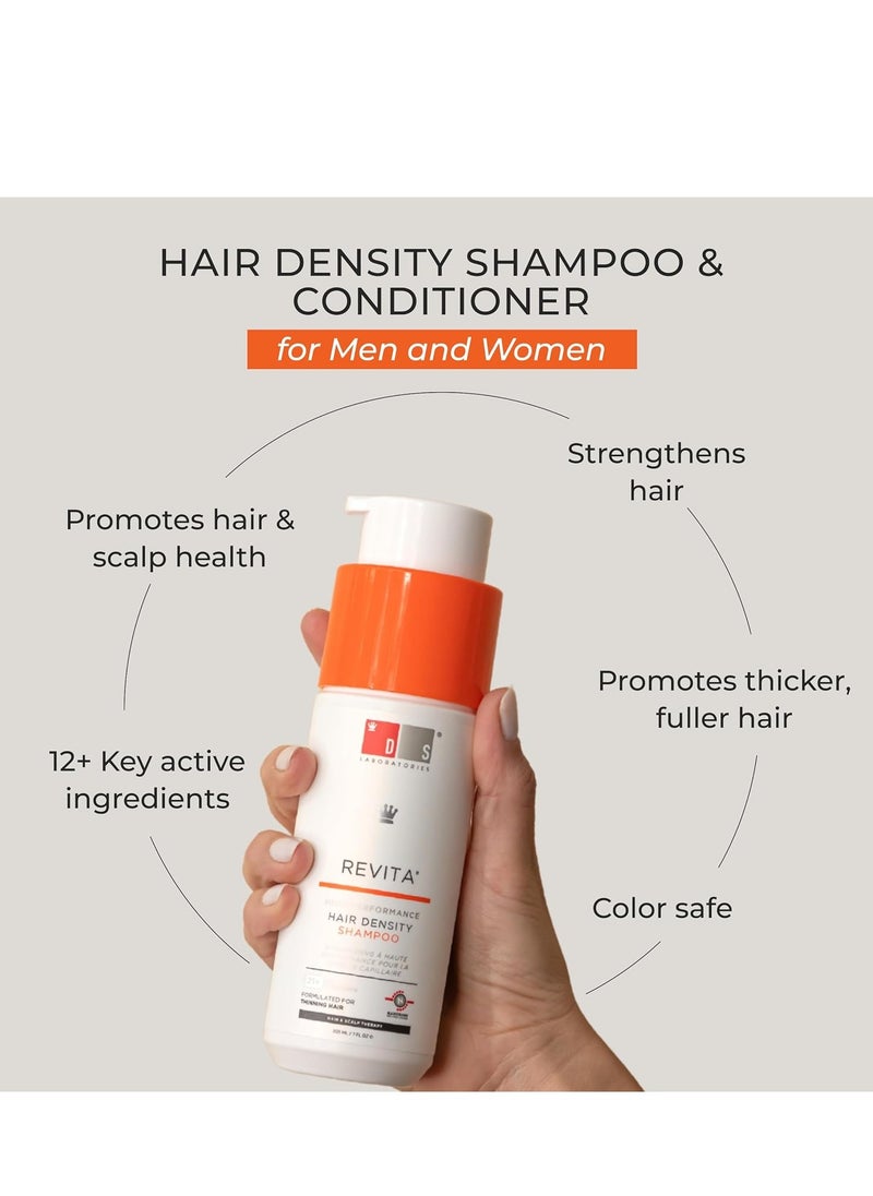 DS LABORATORIES - DS Laboratories Revita Shampoo and Conditioner Set - Hair Growth Shampoo and Conditioner, Hair Thickening Shampoo and Conditioner for Fine Hair, DHT Blocker Hair Loss Treatments for Women & Men - Image 1