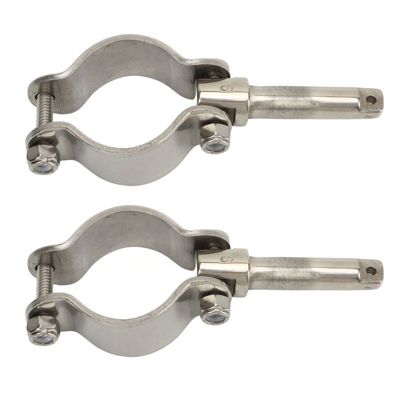 Clamp On Oarlock 304 Stainless Steel Boat Oarlock Socket - Polished Finish Heavy Duty Oarlock - Easy Installation Marine Rowlock for Kayaks Canoes Dinghies - Image 3