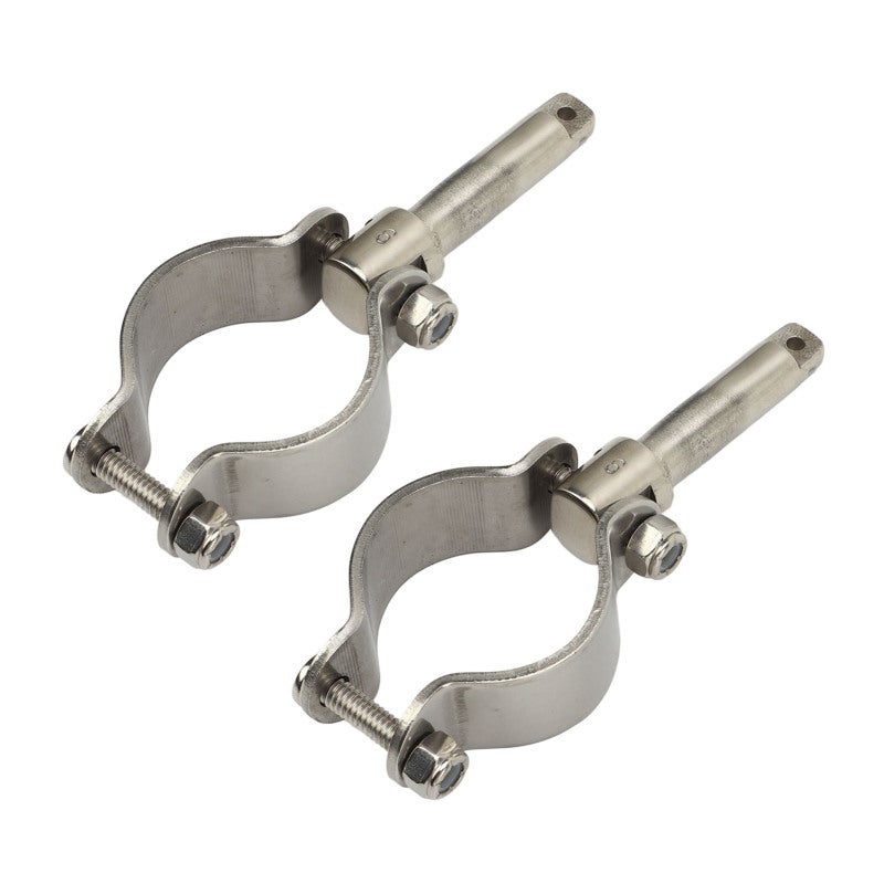Clamp On Oarlock 304 Stainless Steel Boat Oarlock Socket - Polished Finish Heavy Duty Oarlock - Easy Installation Marine Rowlock for Kayaks Canoes Dinghies - Image 5