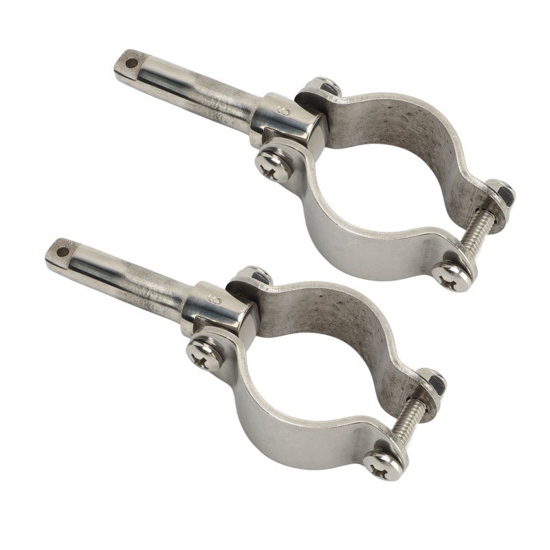 Clamp On Oarlock 304 Stainless Steel Boat Oarlock Socket - Polished Finish Heavy Duty Oarlock - Easy Installation Marine Rowlock for Kayaks Canoes Dinghies - Image 4