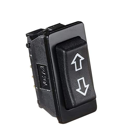 RV Designer S125, Rocker Switch, 20 Amp Continuous, 40 Amp Peak, Black - Image 1