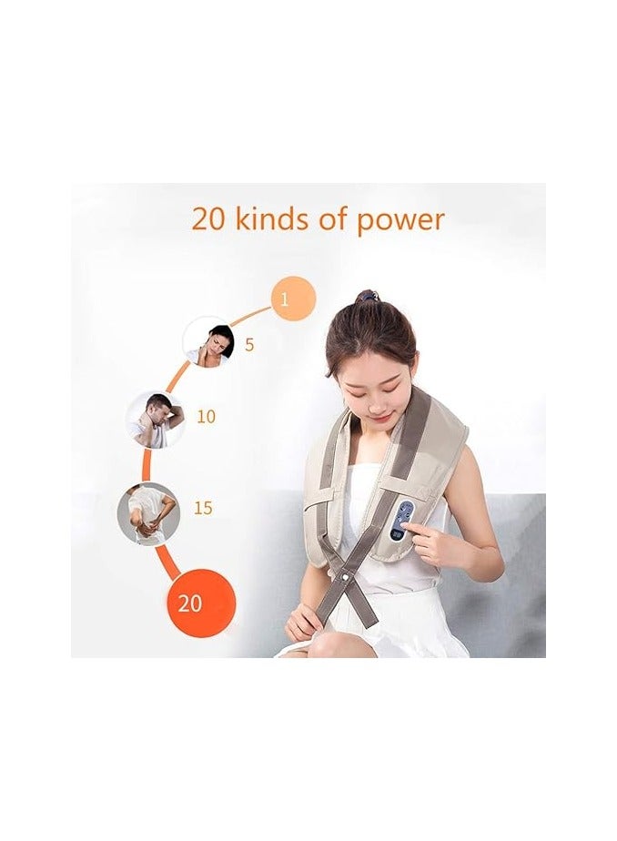 Neck Massager Portable Electric Knocks Cervical Massage Shawls Pain Neck and Shoulder Multifunction Tapping Massager Muscle Pain Relief - Image 3