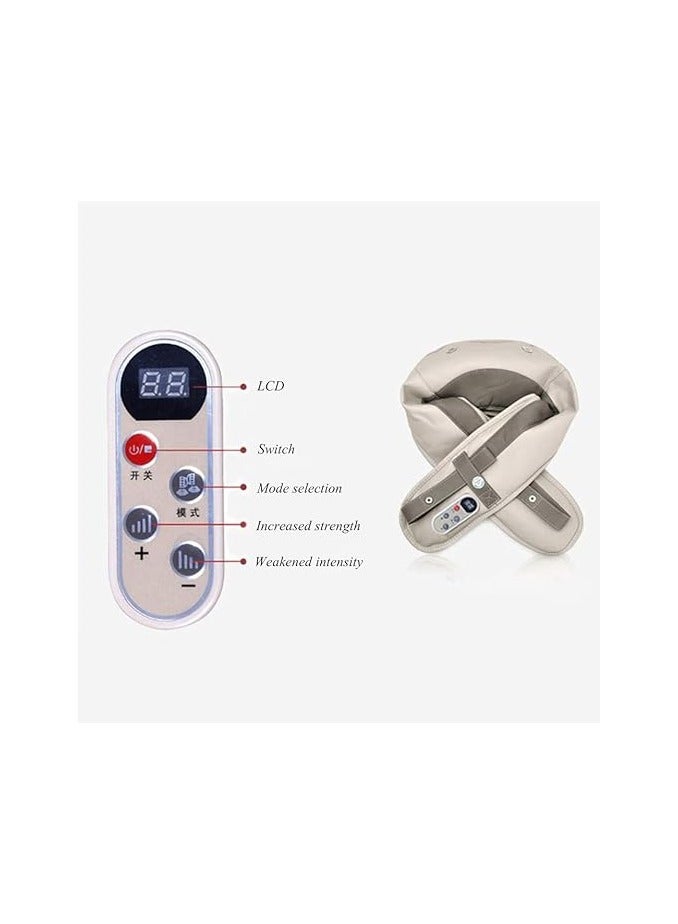Neck Massager Portable Electric Knocks Cervical Massage Shawls Pain Neck and Shoulder Multifunction Tapping Massager Muscle Pain Relief - Image 5