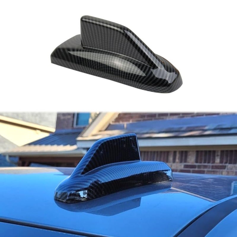 Carbon Fiber Shark Fin Shape Roof Antenna Cover Decor Trim for 20192022 Chevy Silverado 1500GMC Sierra 1500 for 20202023 SierraSilverado 2500 3500 HD