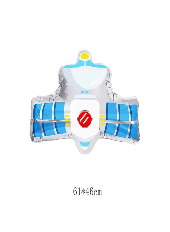 Morndew 3 PCS Space Station Robots Satellite Foil Balloons for Outer Space Themed Party Baby Shower Children Birthday Party Decorations - Image 4