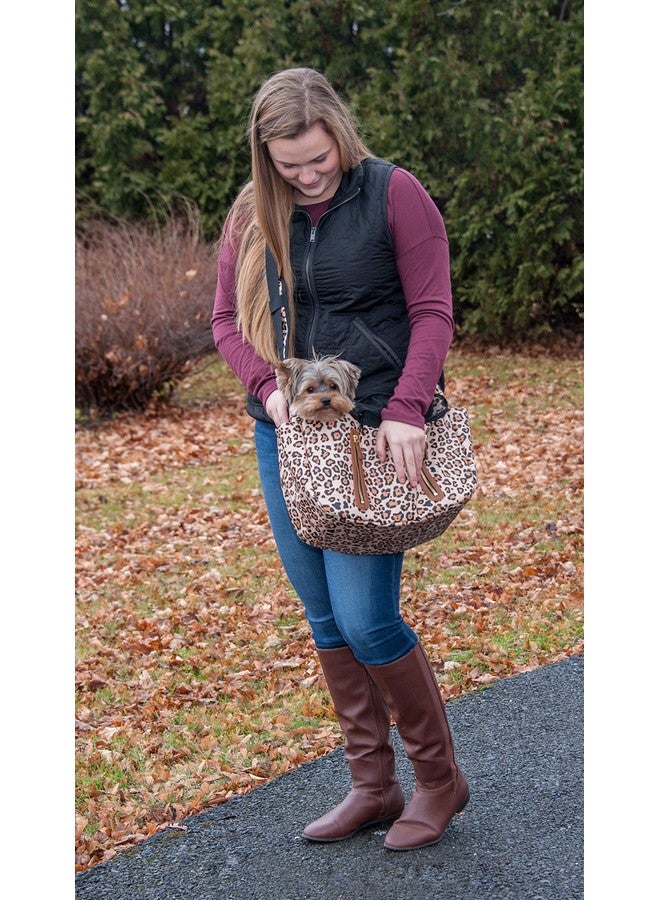 Pet Gear Pet Gear Tote/Sling Carrier for Cats/Dogs, Storage Pocket, Removable Washable Liner, Zippered Top and Mesh Windows, Cheetah - Image 1