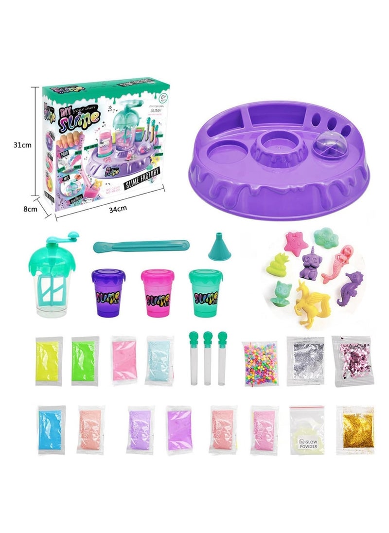 Slime Kit for Girls, DIY Classic Slime Toy, Slime Making Kit to Make Butter Slime, Cloud Slime & Foam Slimes, Fun Gift Idea