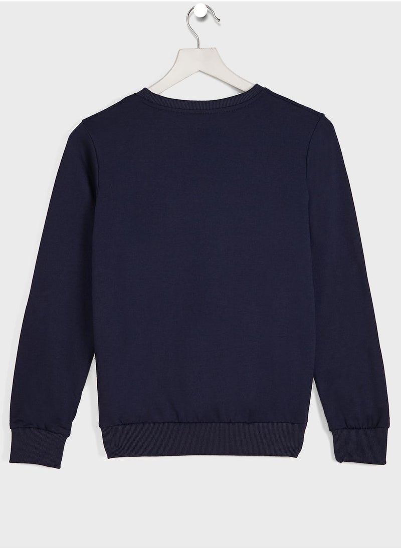 Warner Bros - Youth Superman Sweatshirt - Image 1
