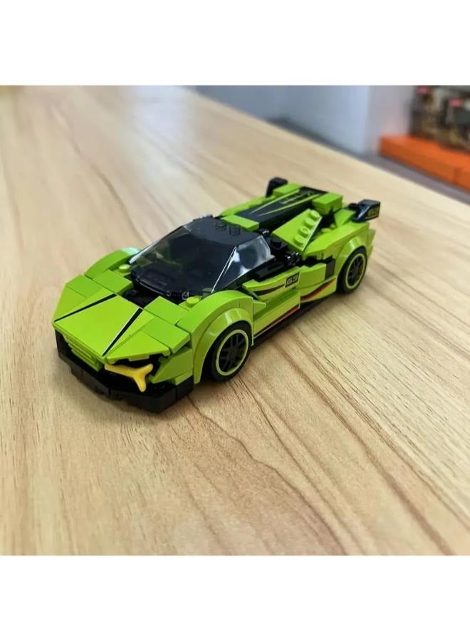 مجموعة مكعبات بناء السيارة الرياضية، مجموعة نموذج سيارة RC للأطفال من سن 7 إلى 14 عامًا، قابلة للتجميع للبالغين، مجموعة مكونة من 279 قطعة - Image 4