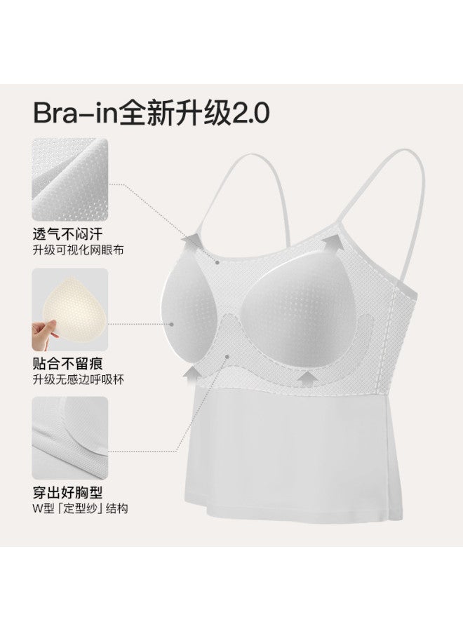 ubras U-Shaped Back Support Bra-In Slimming Camisole For Women - Image 5