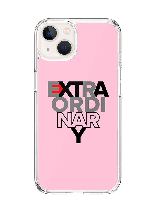 Stylizedd Classic Clear Case for Apple iPhone 14 Plus Case Hybrid Soft Cover Flexible Edges Anti Drop TPU PC Gel Thin Transparent Cover - Extraordinary Full Print