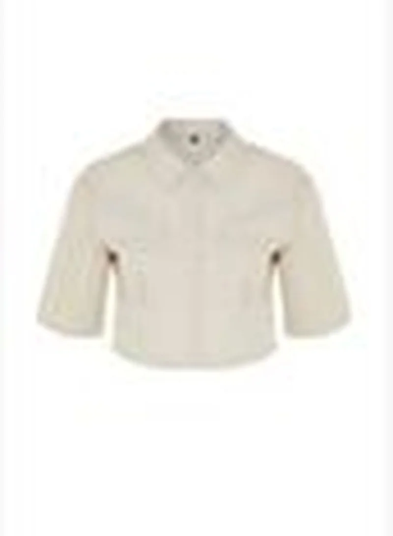 trendyol Beige Double Pocket Shirt
