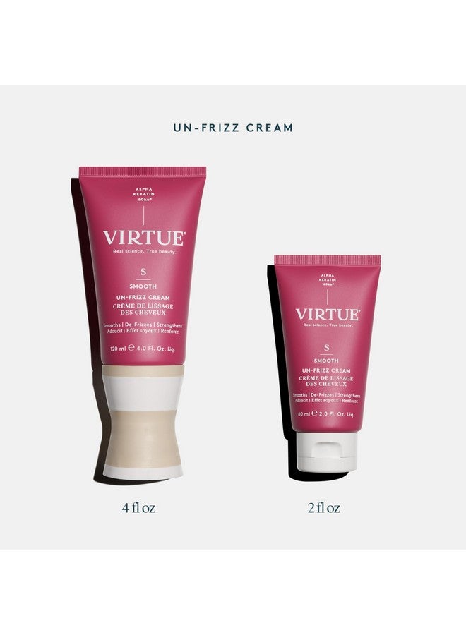 فيرتشو علاج الشعر Virtue Un-Frizz الذي يُترك على الشعر المجعد والتحكم في التجعد، خالٍ من الكبريتات، آمن لجميع أنواع الشعر، آمن على اللون - Image 4