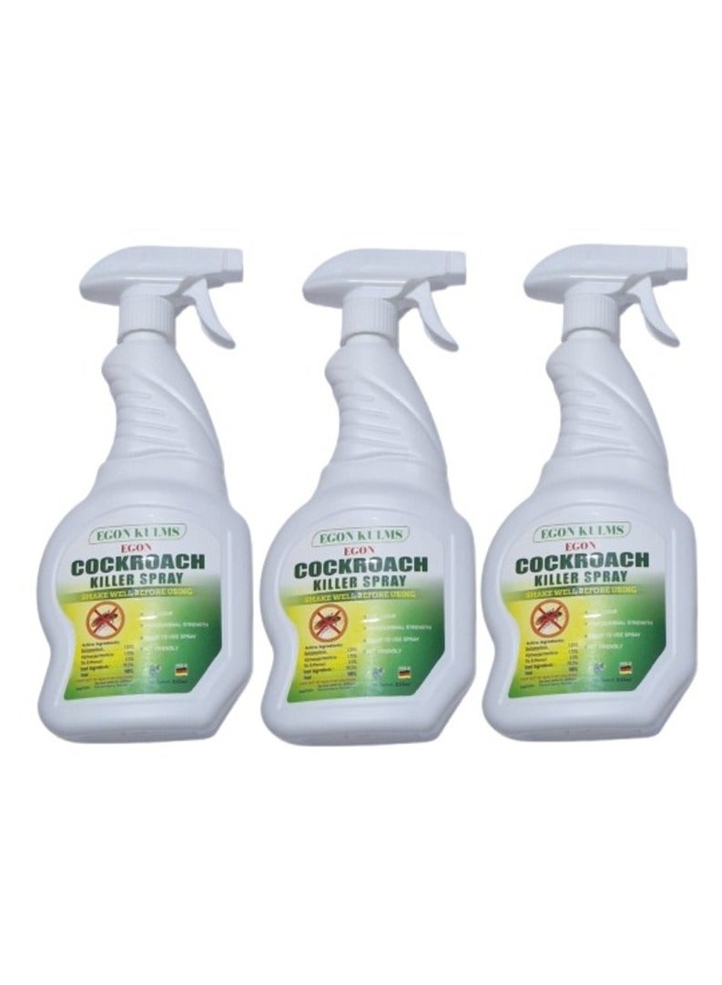 Generic Cockroach Killer Spray 3x500ml
