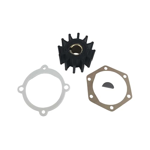 WINGOGO Water Pump Impeller Replaces Volvo Penta 831182 835182 875573 8755753 21951350  Johnson 09801B1 Yanmar 14541046090 12431046090 Jabsco 45680001P