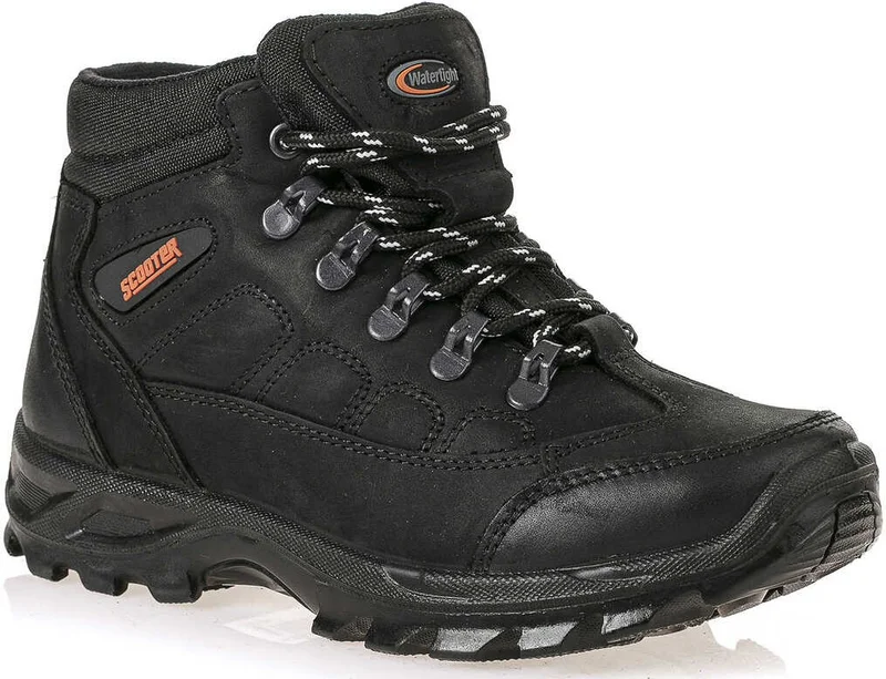 Scooter  Waterproof Leather Black Women's Shoes G5538CS