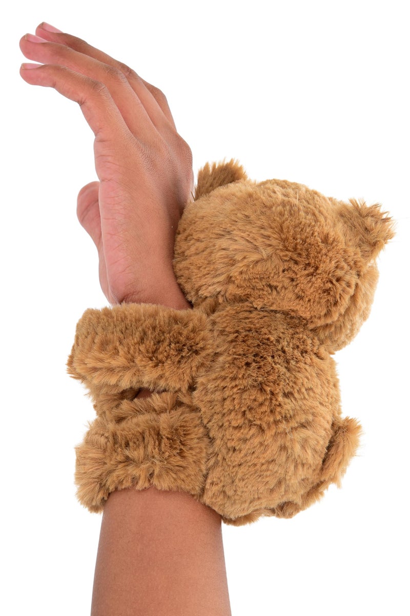 Webby Adorable Teddy Wrist Band Soft Toys | Slap Bracelet for Party Favors | Plush Stuffed Animal | Christmas | Birthday Gift | Party Surprise for Kids Teenager Boys and Girls - Image 4