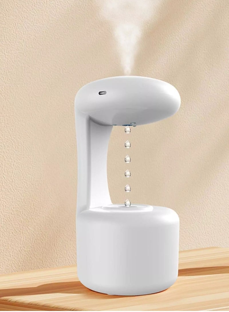 ELTRAZONE Air Humidifier Antigravity Water Droplets White Portable Quiet Water Droplet - Image 2
