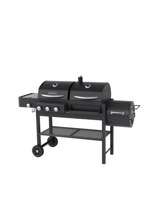 MASTER COOK Sturdy High Quality Wheeled Combo Grill Black 117 x 60 x 173.5 cm SRCG32410-SA - Image 1