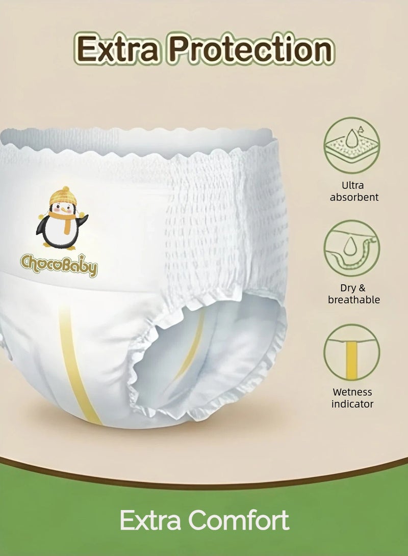 Chocobaby Premium Quality Baby Culotte Pants Diapers, Size XL (13-20 kg), 44 Count | Ultra-Breathable and Soft with Super Absorption - Image 4