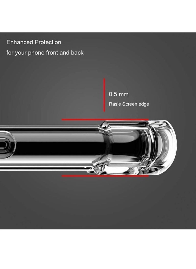 Raxoom Samsung Galaxy NOTE 20 Case Cover Protective Shock Absorption Bumper soft Transparent Case (Clear) - Image 2