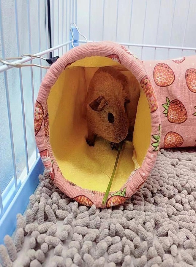 LYART Guinea Pig Rat Ferret Hammock and Warm Bed Small Pet Hideout Tunnel Cave Hanging Bunkbed Hammock Cage Toy for Hamster Sugar Glider Squirrel (2.Corner Tunnel) - Image 5