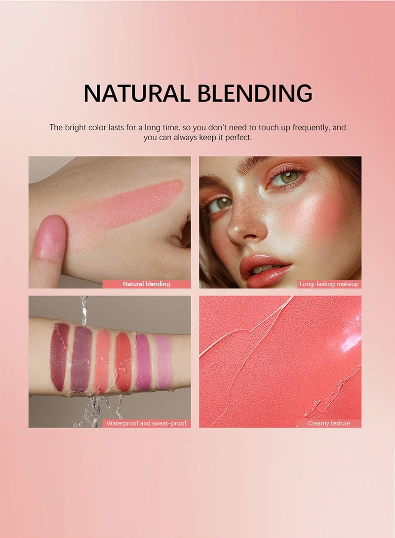 lakerain Creamy Blush for Buildable Color | Soft & Velvety Texture | Long-Lasting, Luminous Finish | Hydrating & Blendable | Natural Glow for All Skin Types - Image 5