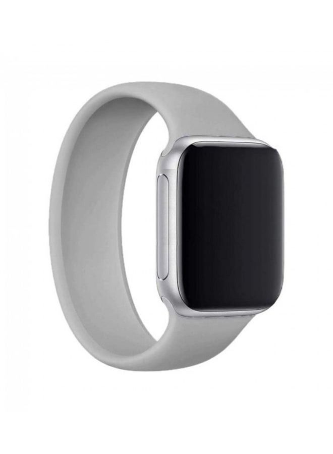 Solo Loop Band For Apple Watch Series 6/SE Grey - Image 1