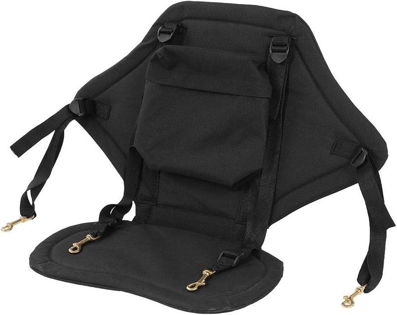 klarako Kayak Seat, Universal Detachable Padded Canoe Seat Kayak Backrest Cushion with Adjustable Strap for Drifting Rafting Canoeing Kayaking Fishing - Image 1