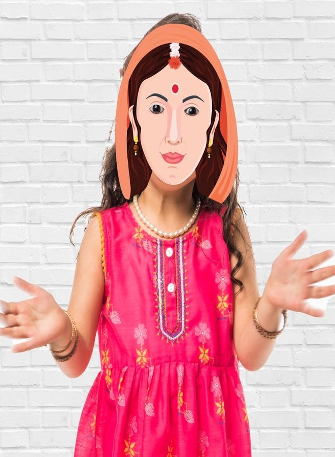 Festiko® Ramayan Face Masks for Kids 12 Pcs, Dussehra Decoration Items, Theme Decoration - Image 5