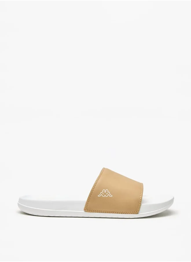 Kappa Mens Logo Detail Slides With Cushioning