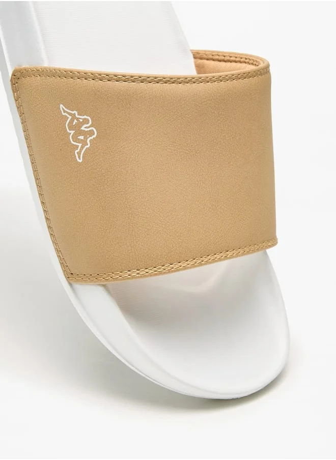 Kappa Mens Logo Detail Slides With Cushioning