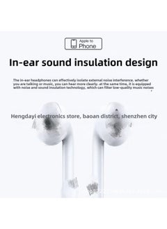 Generic Suitable For Android Apple Round Hole Socket In-ear Sports Subwoofer Headset Cord-Color:Pink   4D Stereo Official Standard  - Image 3