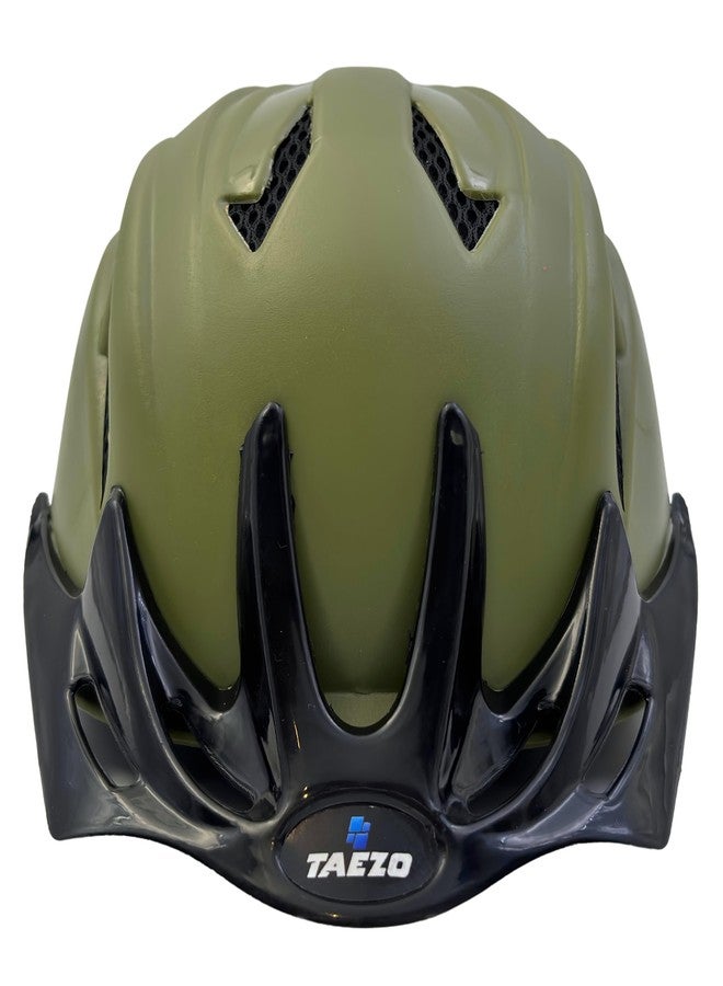 Taezo Multi-Sport Kids Helmet - 55cm Medium Size for Boys & Girls (Age 6-13 Years) - Ideal for Bicycle, Skating & Scootering - Adjustable Safety Gear - Image 1