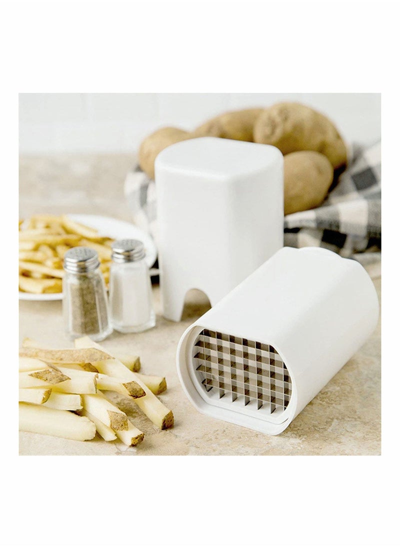 Generic - French Fry Cutter for Deep Fryer Air Fryer Potato Fries Cutter Natural Cut French Fry Cutter Rapid Slicer Vegetable Dicer Potato Tool Food Dicer Veggie Dicer Chopper Veg Chopper - Image 1