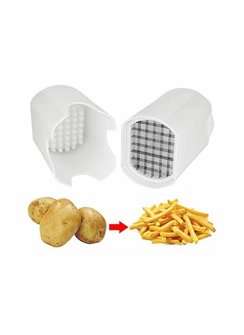 Generic - French Fry Cutter for Deep Fryer Air Fryer Potato Fries Cutter Natural Cut French Fry Cutter Rapid Slicer Vegetable Dicer Potato Tool Food Dicer Veggie Dicer Chopper Veg Chopper - Image 1