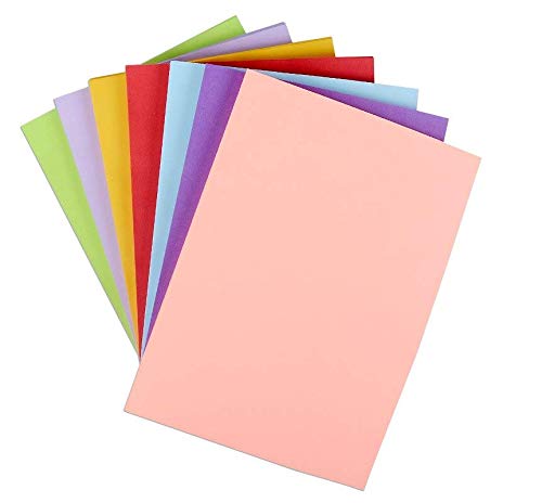 OFIXO 20pc 150Gsm Color Card Printing Papers/Art and Craft paper A4 Sheets Double Sided Colored Origami Folding Wish Paper DIY Craft Smooth Finish Home, School, - Image 3