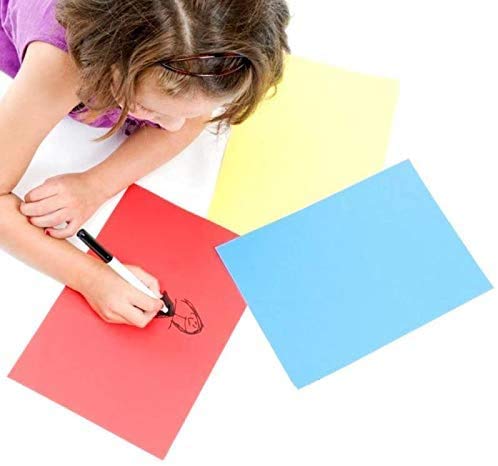 OFIXO 20pc 150Gsm Color Card Printing Papers/Art and Craft paper A4 Sheets Double Sided Colored Origami Folding Wish Paper DIY Craft Smooth Finish Home, School, - Image 5