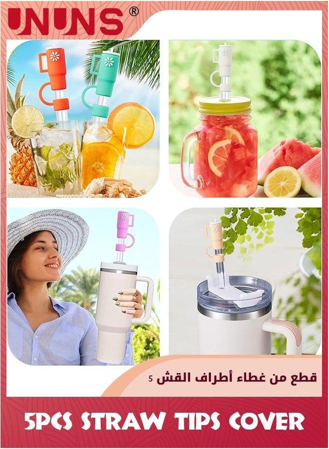 UNUNS Straw Tips Cover,25PCS Cover Cap For Stanley Cup,10mm Drinking Tip Covers Cups Accessories - Image 4