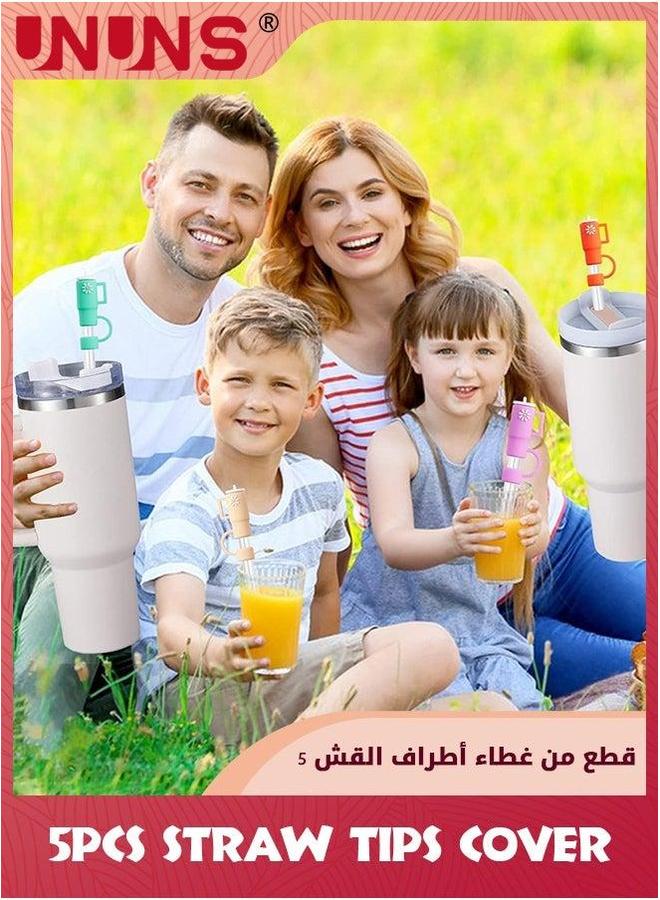 UNUNS Straw Tips Cover,25PCS Cover Cap For Stanley Cup,10mm Drinking Tip Covers Cups Accessories - Image 5