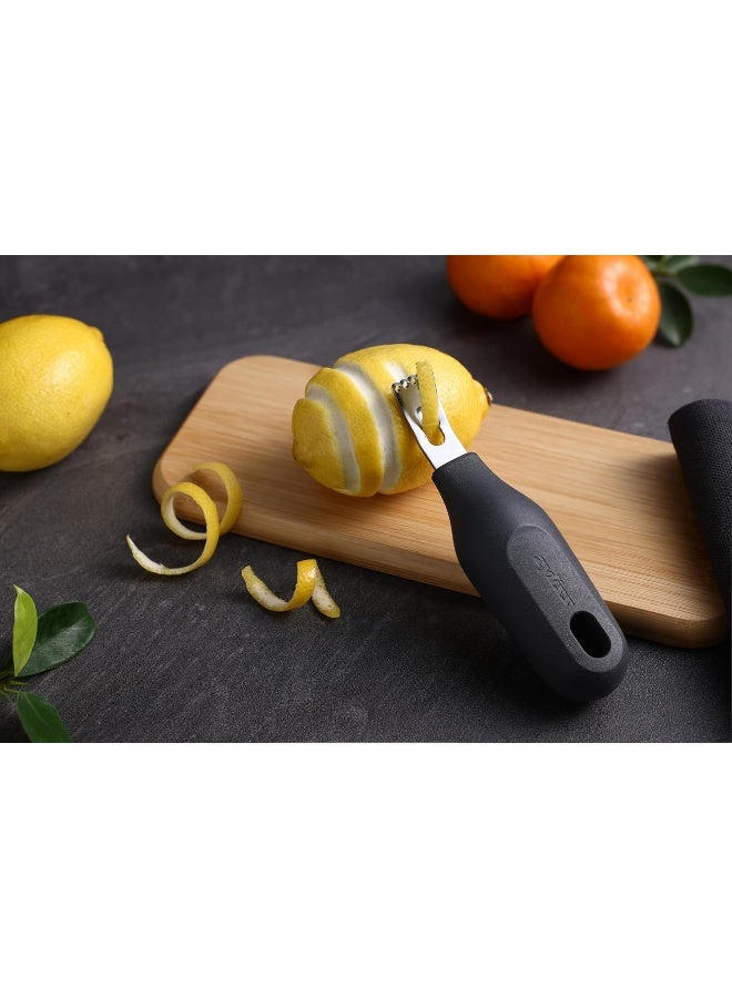 Zyliss 2 in 1 Zester, Citrus Grater/Zester with Coarse and Fine Zests, Sustainable Wheat Straw Handle/Stainless Steel, Dishwasher Safe - Image 5