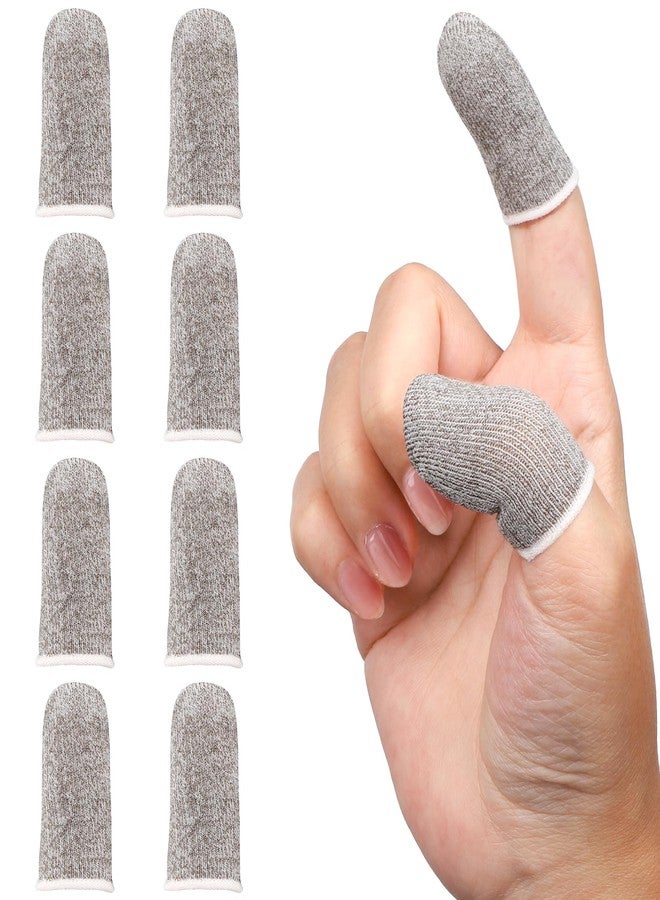 ENPOINT 10 Pack Anti-Sweat Mobile Gaming Finger Sleeves for Gaming, Smooth Thumb Covers, Breathable Finger Covers for Mobile Games,Phone Gaming Accessories, iPad Gaming Accessories, Light Grey - Image 1
