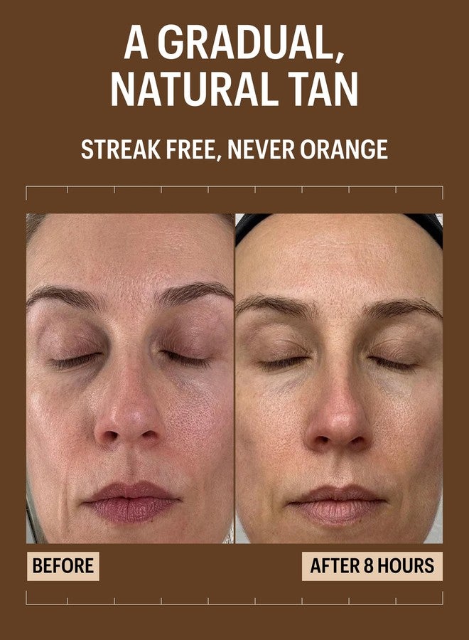 Allies of Skin أصدقاء البشرة واقي شمس يومي SPF 50 تان ذاتي يومي للوجه | تان طبيعي قابل للبناء مع واقي شمس وفيتامين C | تركيبة جل خفيفة لإنهاء خالي من الخطوط وتألق (1.7 أونصة سائلة) - Image 3