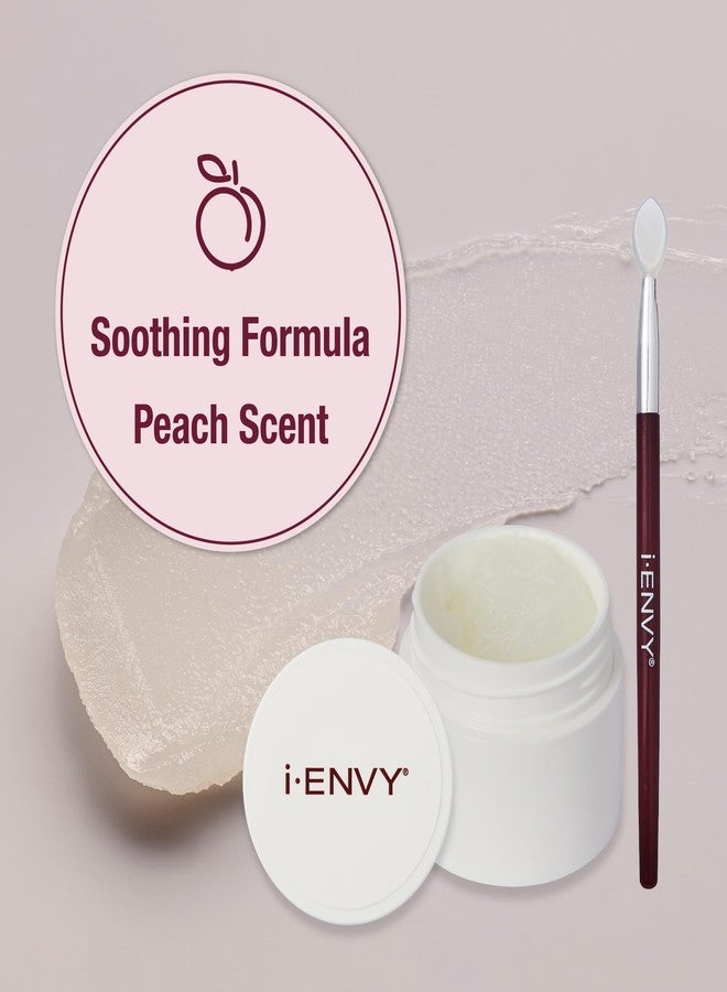 i.Envy i-ENVY Lash Remover Balm, Eyelash Glue & Bond Cleanser for Fake Lash Clusters, Individuals & Extensions, Gentle Nourishing Peach-Infused Formula with Silicone Applicator, For Sensitive Skin & Eyes - Image 2