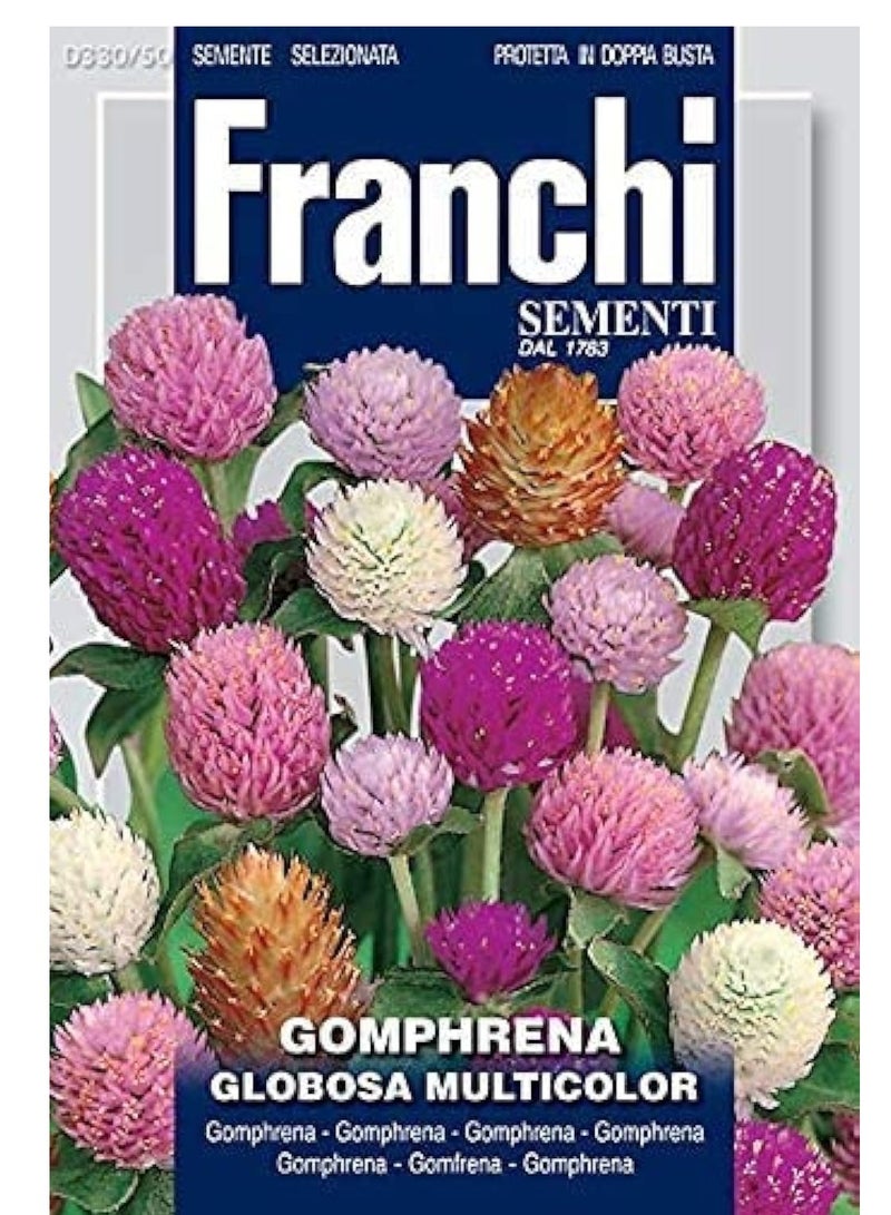 بذور Gomphrena Globosa متعددة الألوان من Franchi