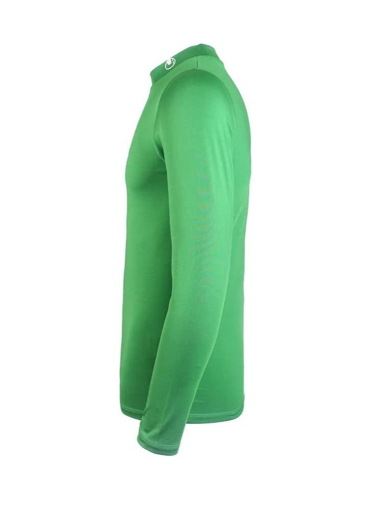 UHLSPORT - uhlsport Men's Tight T-Shirt, Dry tech base For sports training Long round neck Very light elastic fabric Long sleeves - Image 1