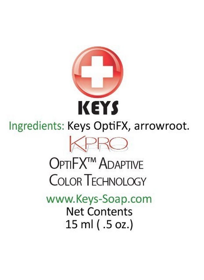 keys Kpro All Natural Tinted Hd Powder With Optifx Adaptive Color Technology And Arrowroot Powder Smooths Fine Lines And Blurs Imperfections Vegan Gluten Free Chemical Free Beauty 0.5 Ounces  - Image 3