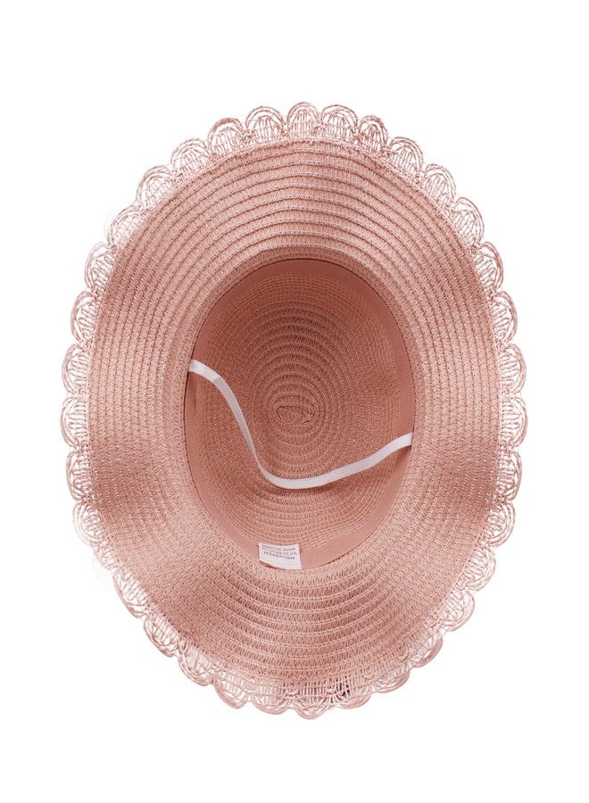 VRITRAZ Breathable Rose with Polka Dot Design Kids Pink Hat for Boys and Girls, Summer Sun Protection, 6 to 14 Years.… - Image 5