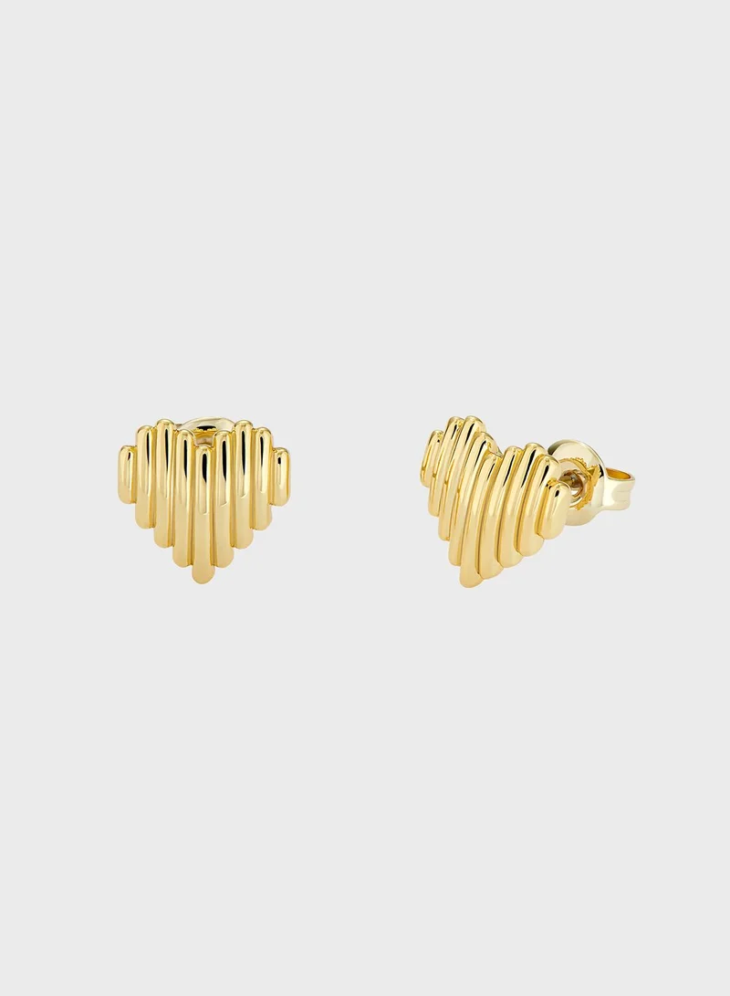 Ted Baker Linrie Heart Stud Earrings